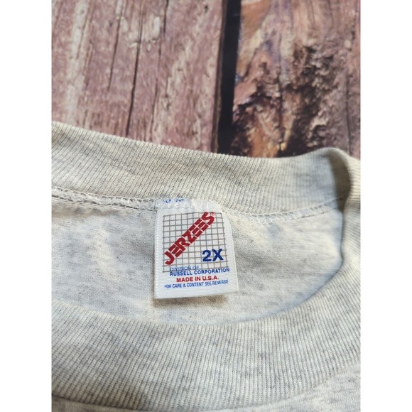 VTG School Bus Drivers Carry Precious Cargo Puff Print Single Stitch Shirt 2XL - Picture 5 of 6